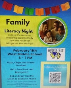 West Middle Family Literacy Night